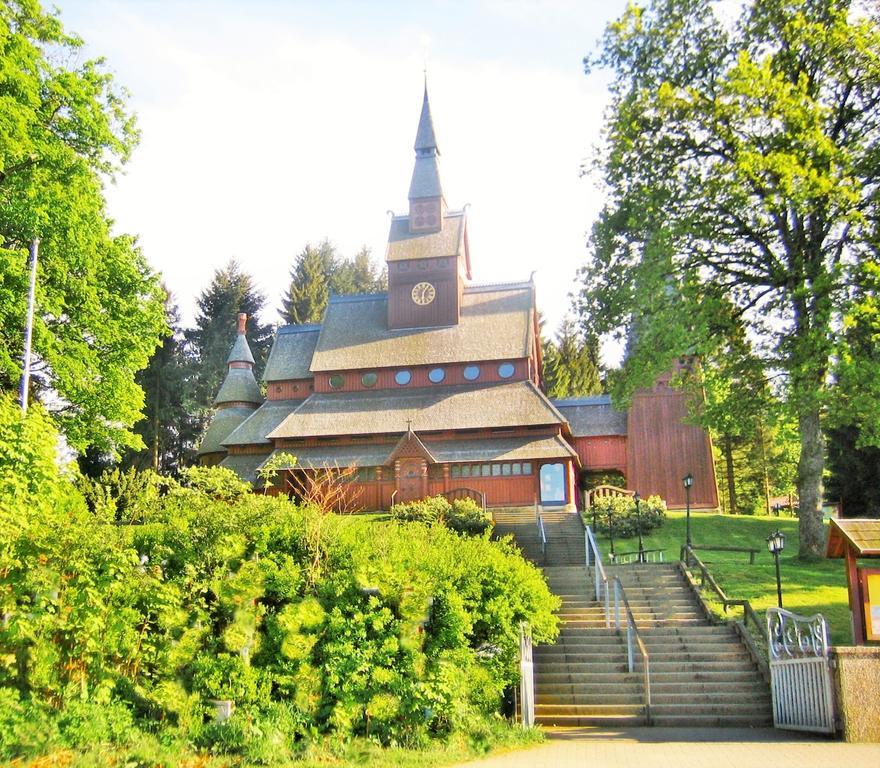 Premium-Ferienwohnungen Bergblick Im Haus Hopfe Goslar Exteriör bild